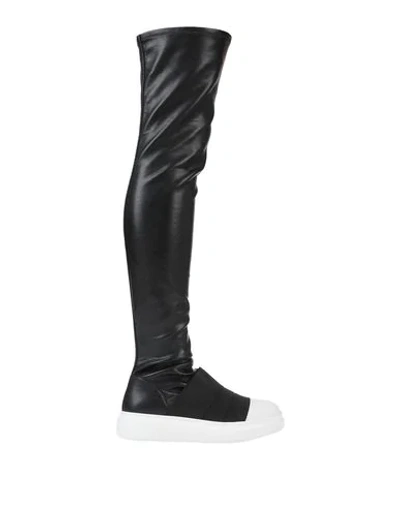 Fessura Knee Boots In Black