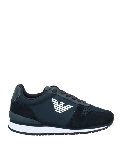 Emporio Armani Sneakers In Blue