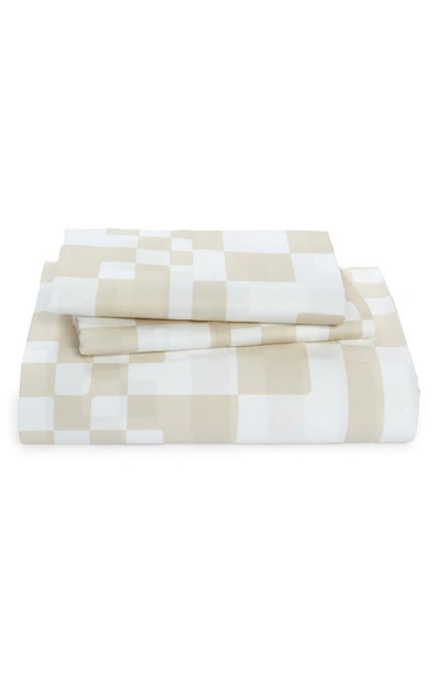Dusen Dusen Check Cotton Sateen Sheet Set