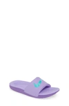 Nike Kids' Kawa Sport Slide In Atomic Violet/ Jade/ Grape