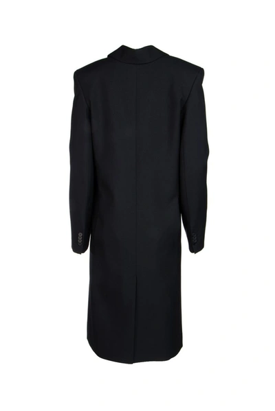 Balenciaga Midi Jacket Style Dress In Black