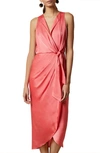Ted Baker Keyhole Sleeveless Dress In Pink