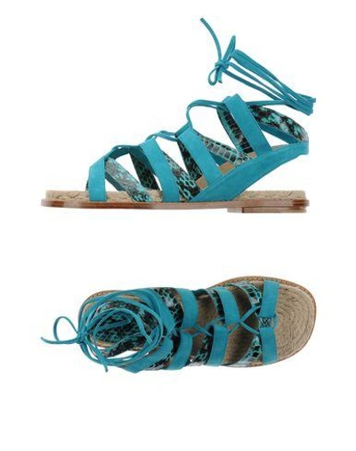 Paul Andrew Espadrilles In Turquoise