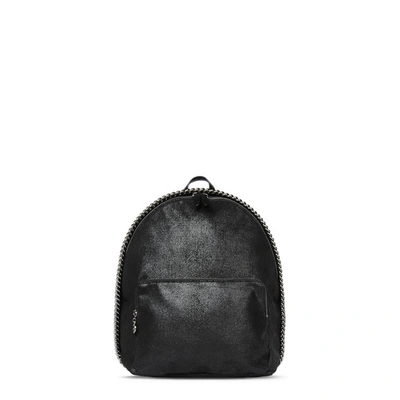 Stella Mccartney Falabella Small Zip Backpack In Grey