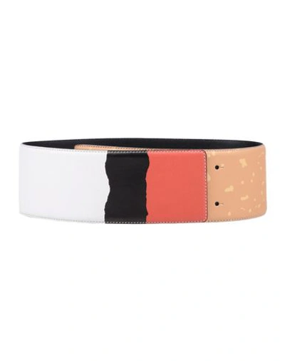 Moschino High-waist Belt In Beige