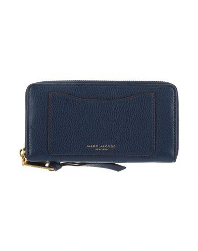 Marc Jacobs Wallet In Dark Blue