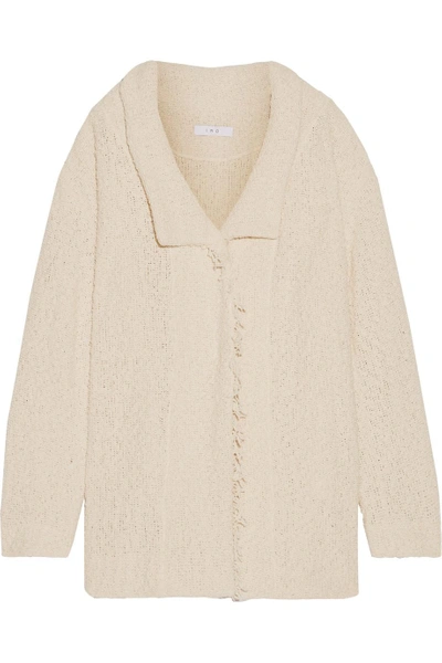 Iro Ombel Frayed Cotton-blend Bouclé Jacket
