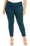 Wit & Wisdom Ab-solution High Waist Ankle Skinny Pants In Dark Teal