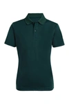 Nautica Kids' Short Sleeve Performance Polo Uniform Shirt In Hunter