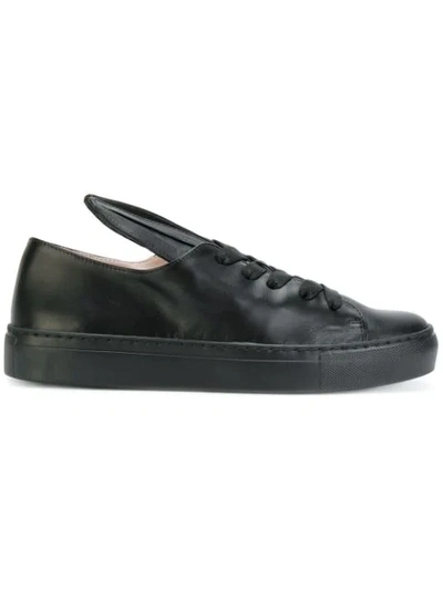 Minna Parikka Bunny Ear Sneakers In Black