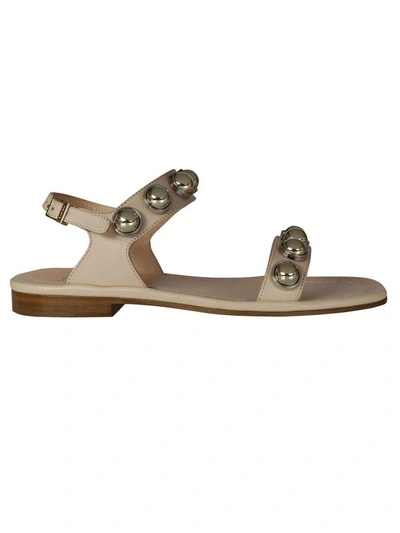 Carven Button Sandals In Pink