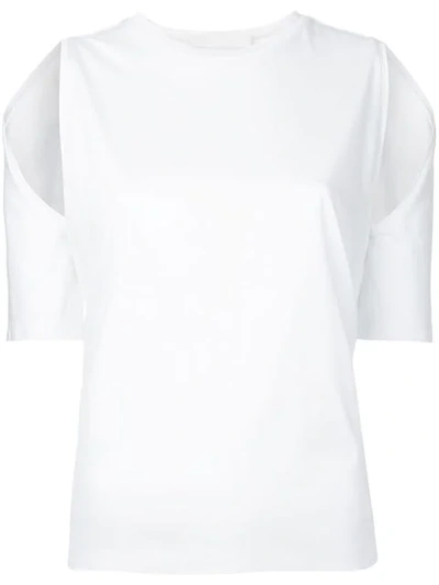 Dion Lee Utility Contour Tee In Ivory