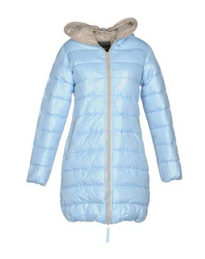 Duvetica Down Jacket In Sky Blue