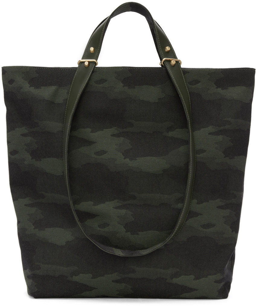 mens camo tote bag