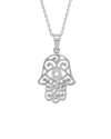 Sterling Forever Silver Hamsa Necklace
