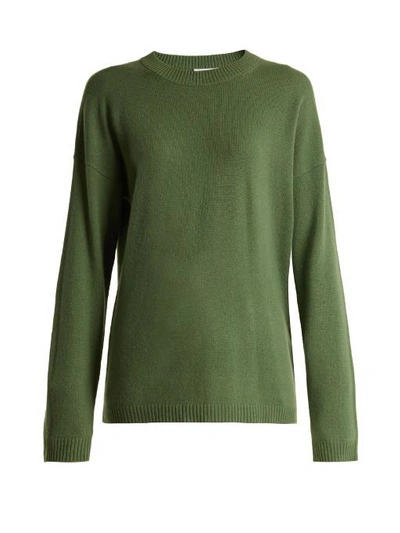 Equipment Bryce Cashmere Sweater In Forest-green