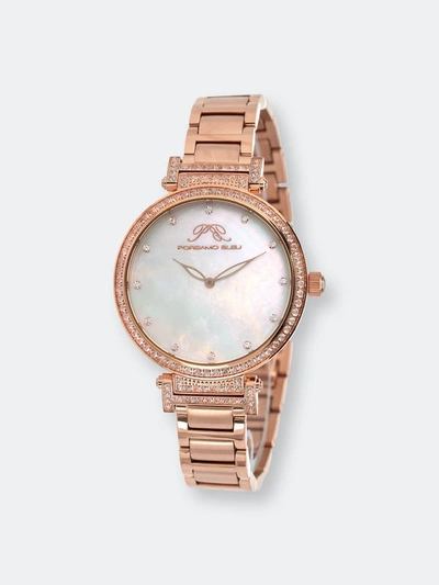 Porsamo Bleu Women's Chantal Stainless Steel Bracelet Watch 671cchs In Pink