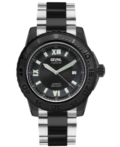 Gevril Men's Seacloud Swiss Automatic Two-tone Stainless Steel Bracelet Watch 45mm