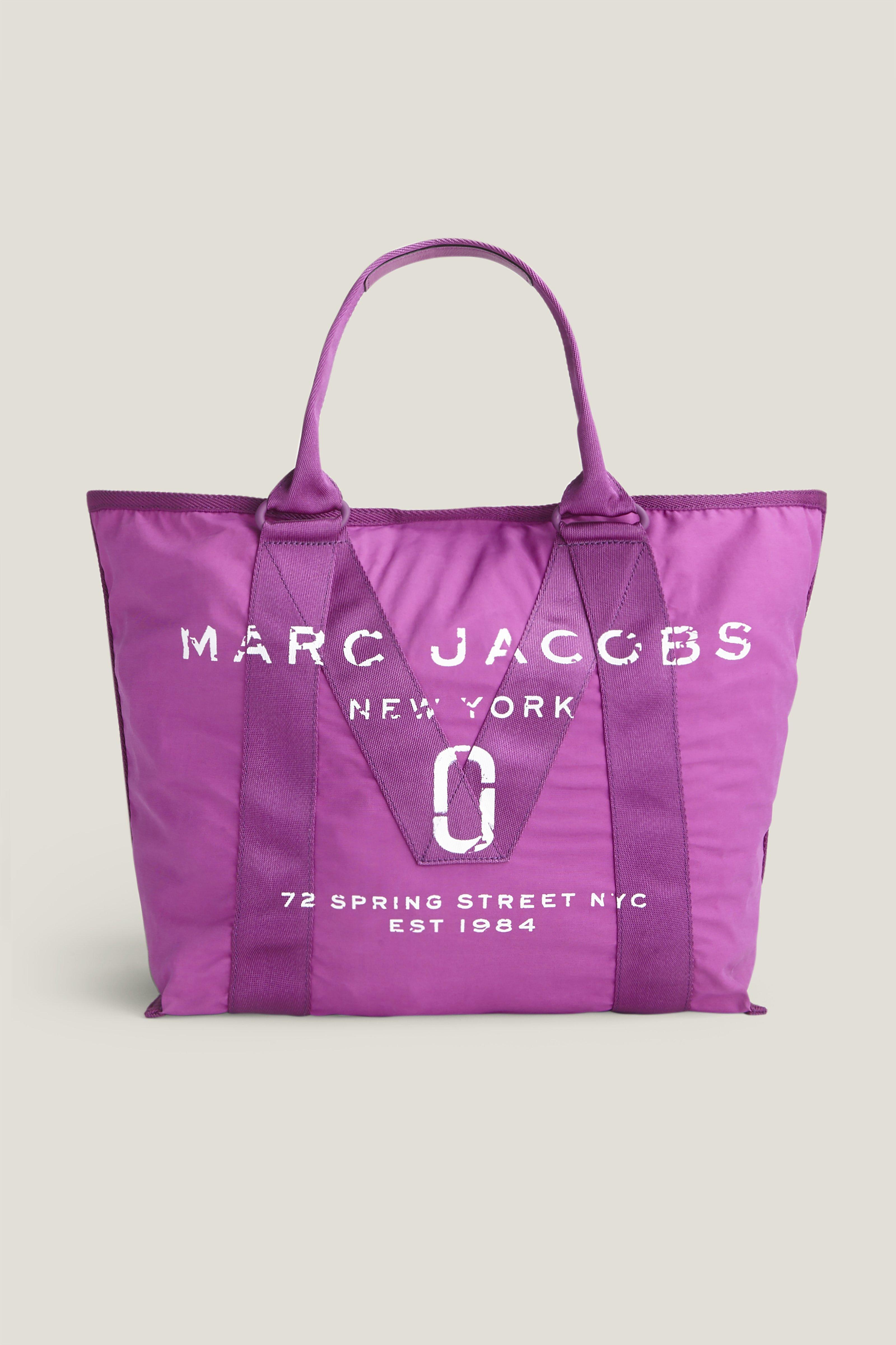 Marc Jacobs Small Logo Tote Bag In Lilac | ModeSens