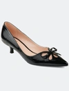 Journee Collection Lutana Kitten Heel Pump In Black