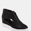 Journee Collection Journee Seena Crossover Platform Wedge Pump In Black