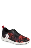 Kicko Ghost Sneaker In Red Fabric