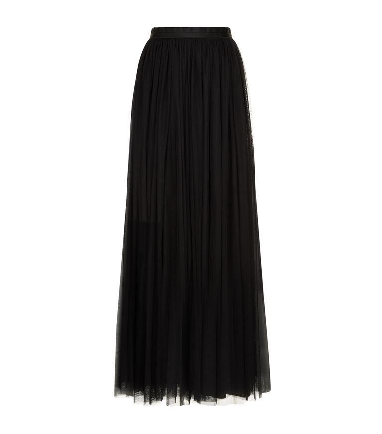 Needle & Thread Tulle Maxi Skirt In Black | ModeSens