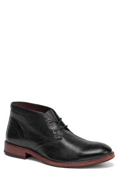 Trask Landers Chukka Boot In Black Leather