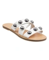 Marc Fisher Women's Bryte Flat Sandals Women's Shoes In White