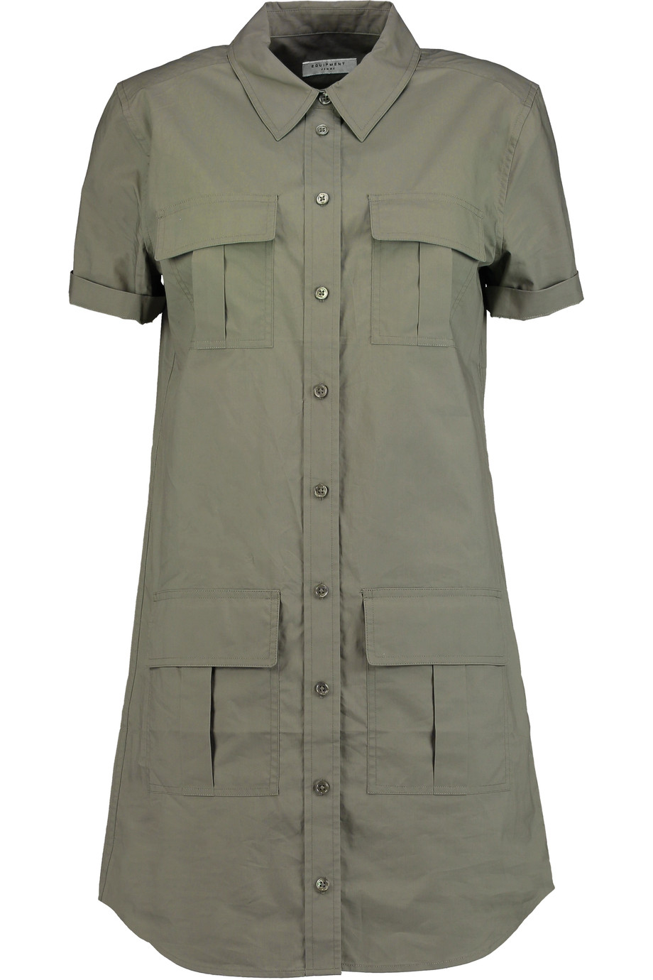 Equipment Remy Cotton-poplin Shirt Dress | ModeSens