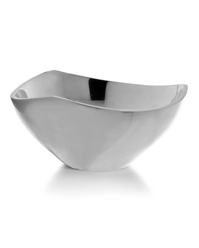 Nambe Tri-corner Bowl, 11" In Silver