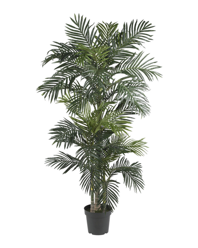 Nearly Natural Golden Cane Palm Silk Tree In Green