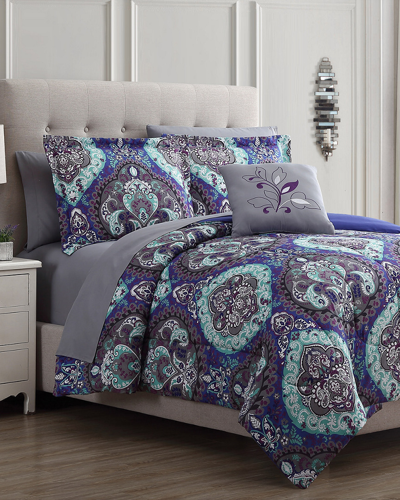 Modern Threads Cathedral 8-piece Printed Reversible Bed In A Bag