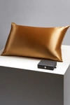 Blissy Mulberry Silk King Pillowcase In Gold