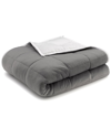 Ella Jayne Reversible Weighted Anti-anxiety Blanket In Grey