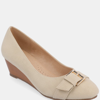 Journee Collection Journee Graysn Wedge Pump In Beige