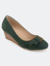 Journee Collection Journee Graysn Wedge Pump In Green