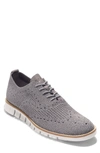 Cole Haan Men's Zerogrand Stitchlite Oxford Sneakers In Magnet/ Ironstone Waf Knit