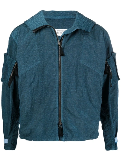Maison Margiela Lightweight Shell Jacket In Blue