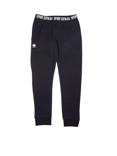 Dsquared2 Kids' Black Cotton Sweatpants