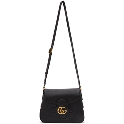 Gucci Black Small Gg Dahlia Messenger Bag