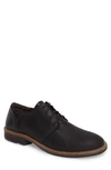 Naot Plain Toe Derby In Oily Coal Nubuck
