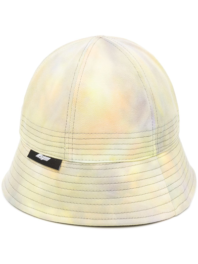 Msgm Mens Multicolor Other Materials Hat In Green,yellow,purple