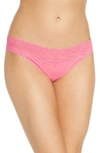 Natori Bliss Perfection Thong In Pink Carnation