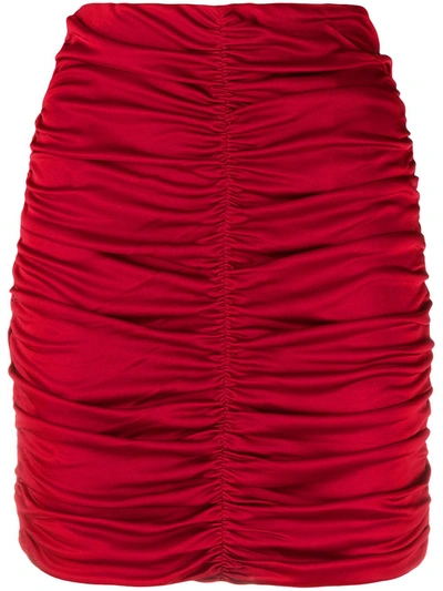 Isabel Marant Doroka Skirt In Red Cotton