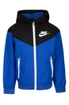 Nike Boys' Windrunner Hooded Windbreaker Jacket - Little Kid In Game Royal