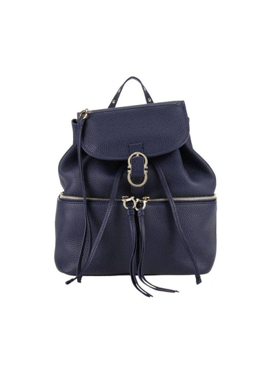 Ferragamo Backpack Shoulder Bag Women Salvatore  In Blue