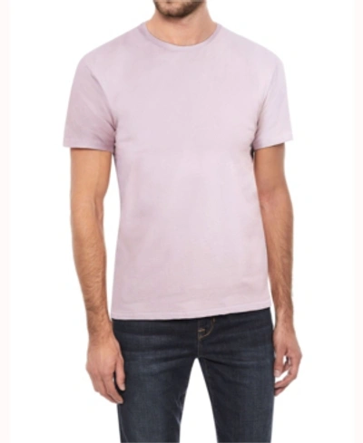 X-ray Men's Basic Crew Neck Short Sleeve T-shirt In Baby Pink