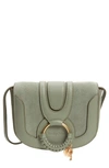 See By Chloé Mini Hana Leather Bag In Misty Forest