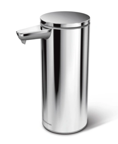 Simplehuman Rechargeable Sensor Soap Pump, 9 oz In Polished Stainless Steel
